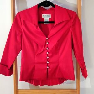 Gorgeous and flattering dressy jacket top